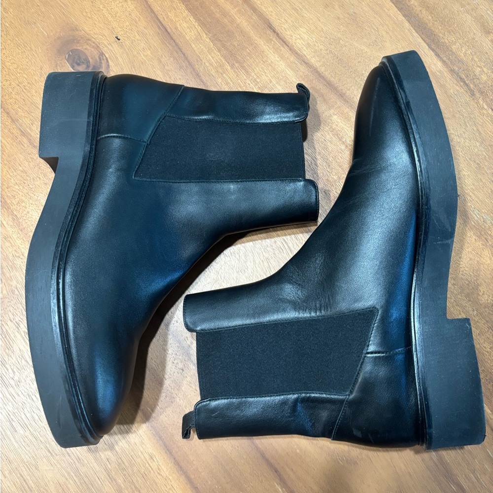 Stuart Weitzman Black Ankle Boots
